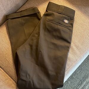 Dickies Men’s Dark Brown Work Chino Pants